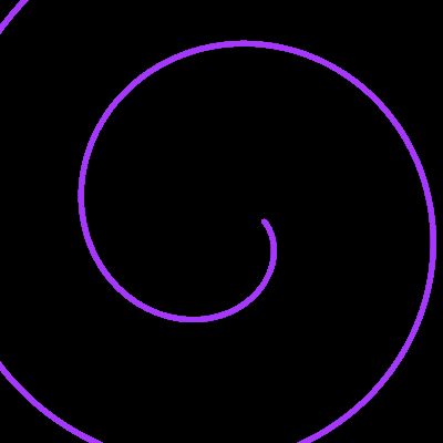 I chose to create an endless loop for my artwork. It is a spiral and uses colors