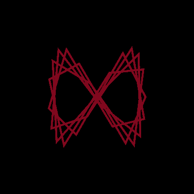  For this I wanted to attempt to make the infinity symbol. Generally, I think I succeeded though it is a little wide. I like how it looks like it turns into an eye mask at one point before it freaks out and eats itself