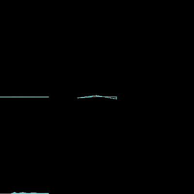 I fed raw audio into a follower to smoothen it and be able to plug it into my shape's jagged meter, unraveling it until you blow on it. I also left the raw audio on screen, as well as the followed audio.