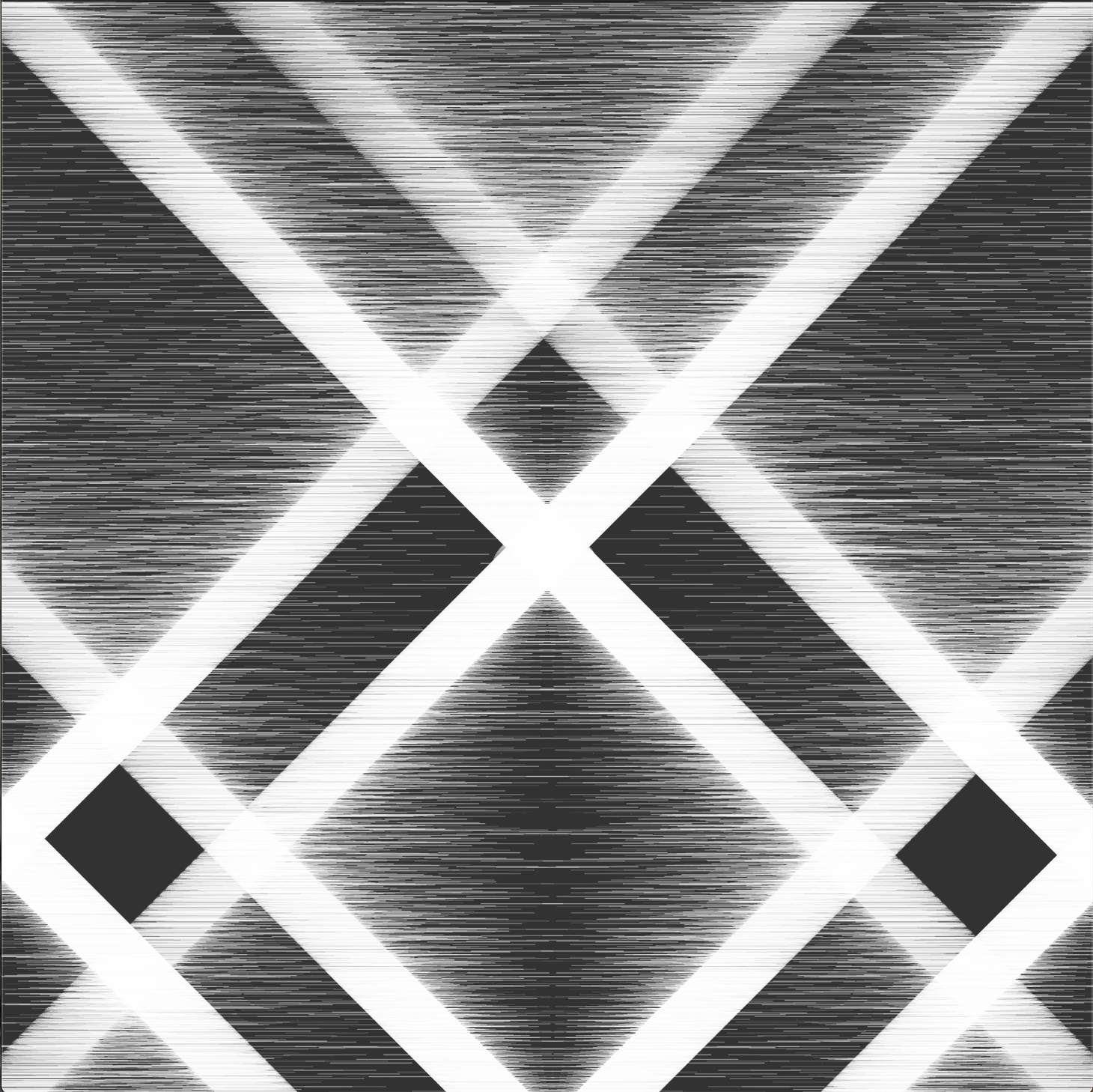 I created this big X thing and then added a mouse click function to create multiple X's at different chosen points.